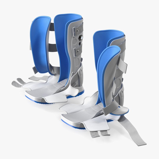 3D models of orthopedic ankle braces